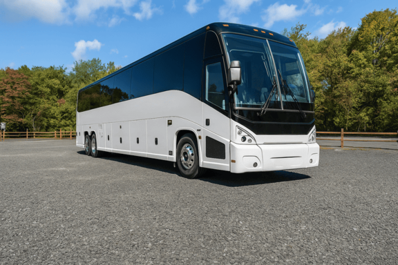 Bus Rental Company Bloomington 56 Passenger Charter Bus