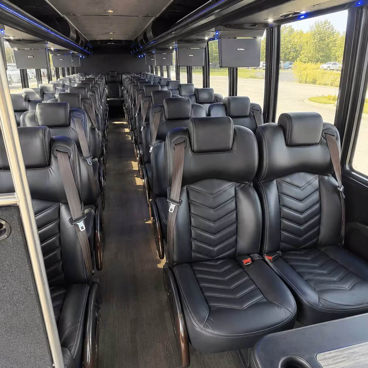 28 passenger minibus inside