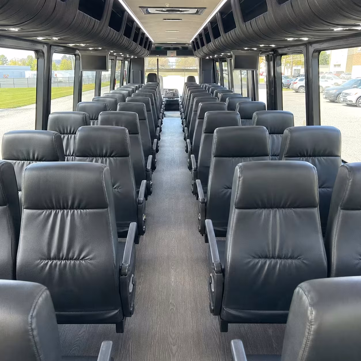 30 passenger minibus inside