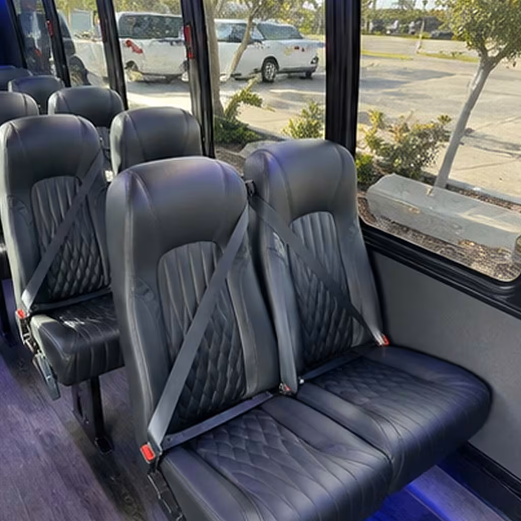 30 passenger minibus interior