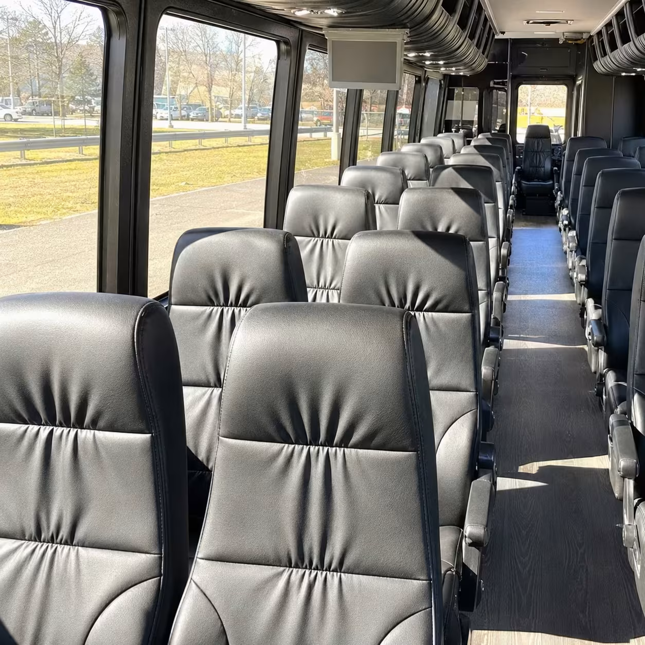 35 passenger minibus inside
