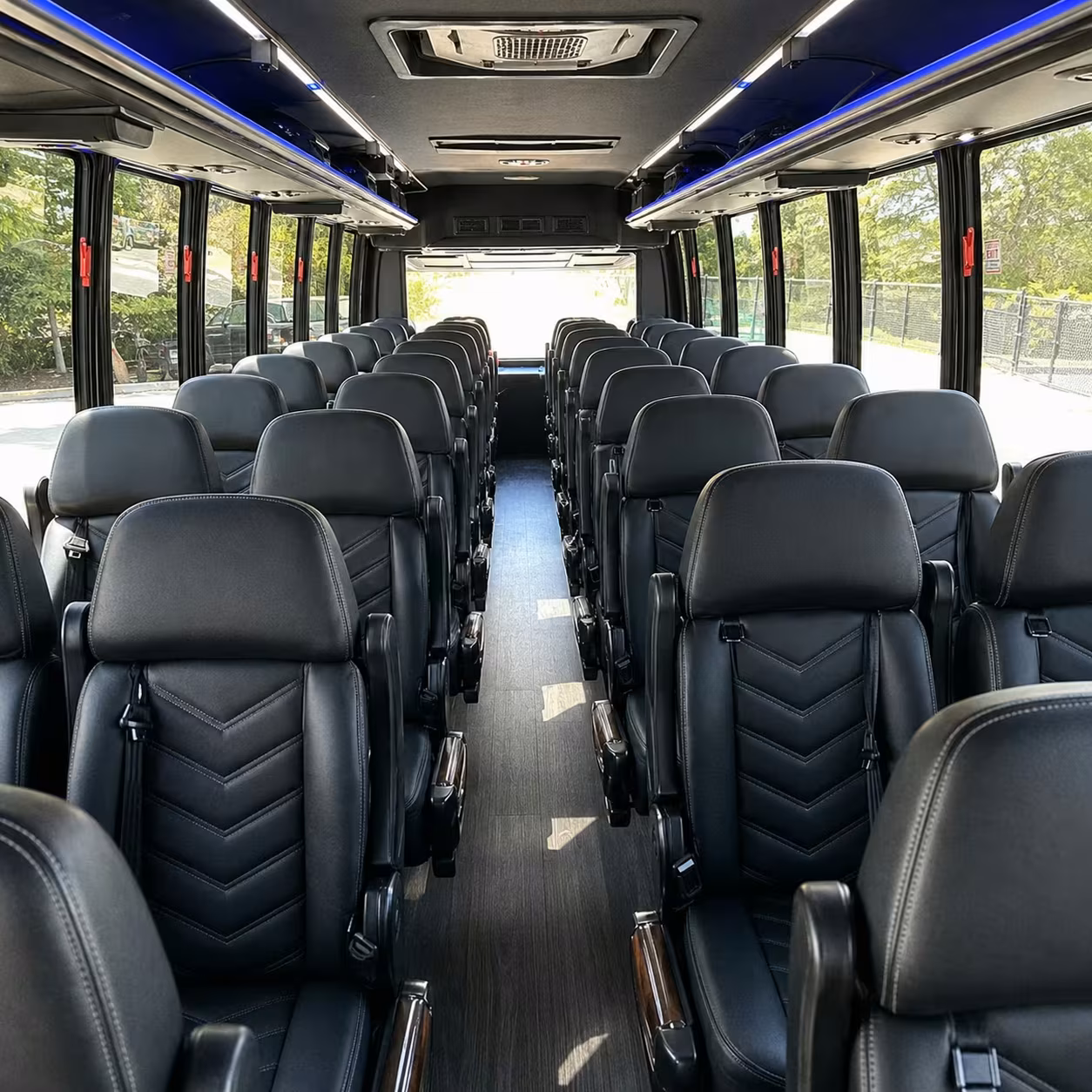 35 passenger minibus interior