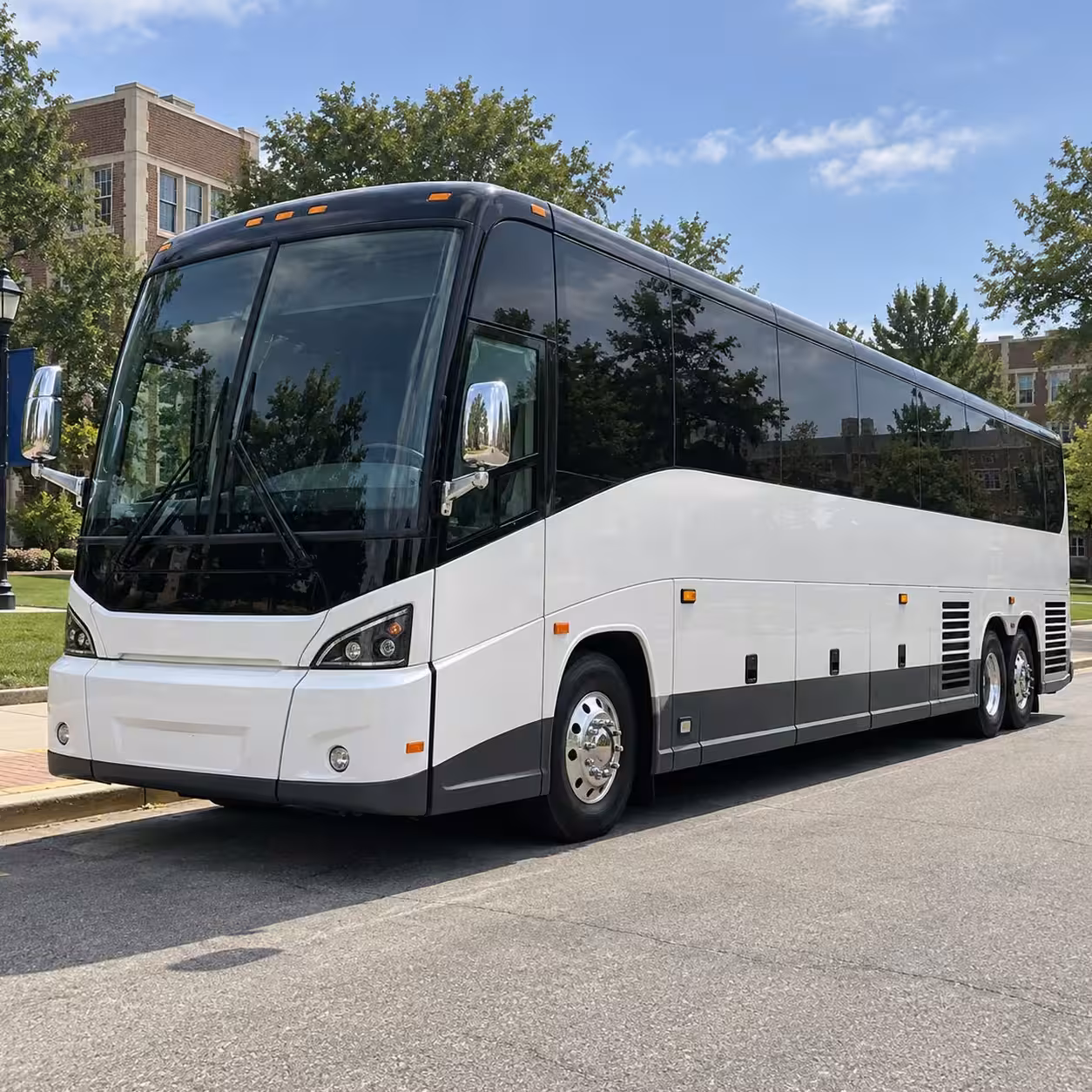 bloomington sports team fan bus rentals