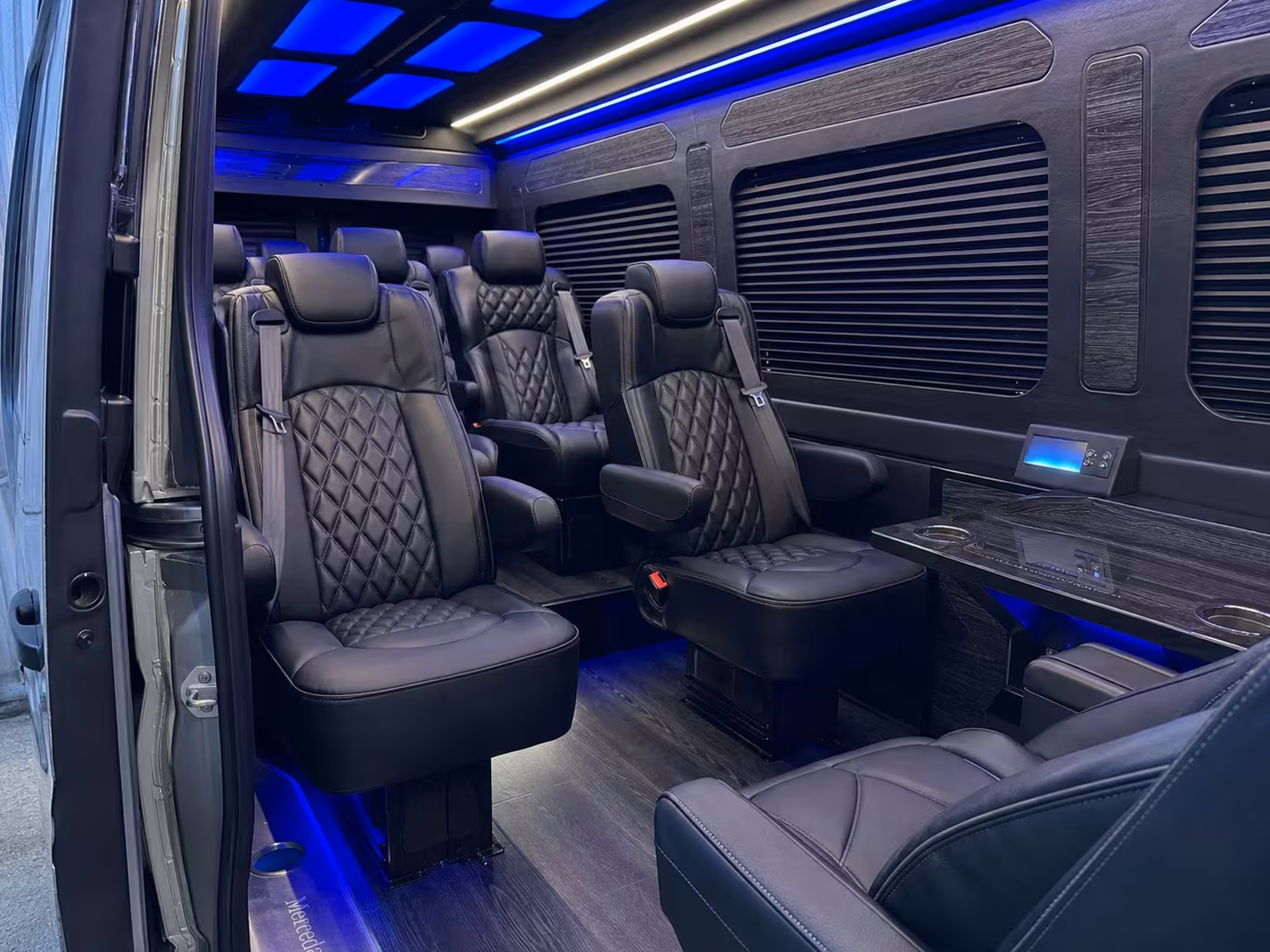 sprinter van transportation for groups and events across bloomington