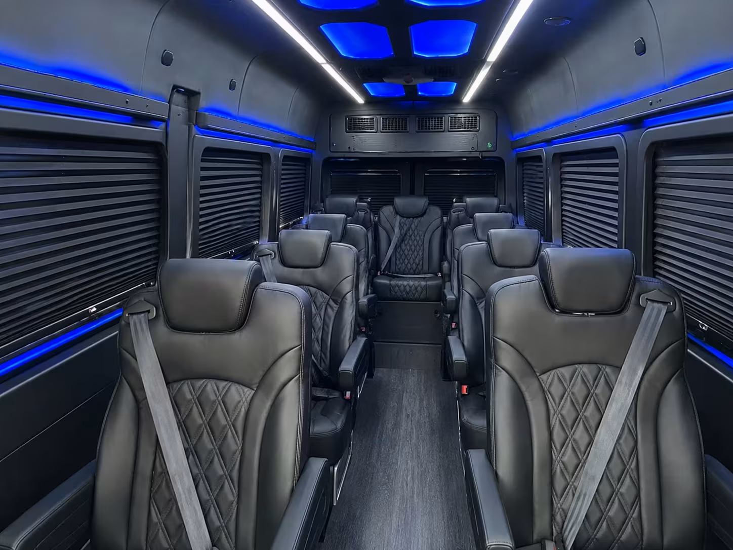 sprinter van with driver inside