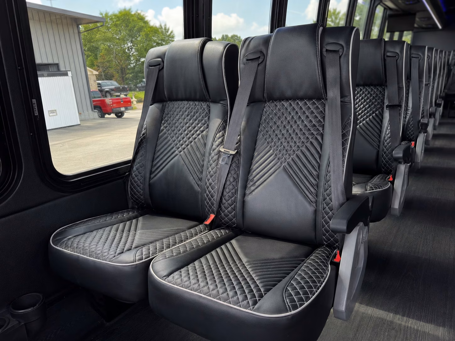 wedding guest shuttle buses between bloomington hotels and venues